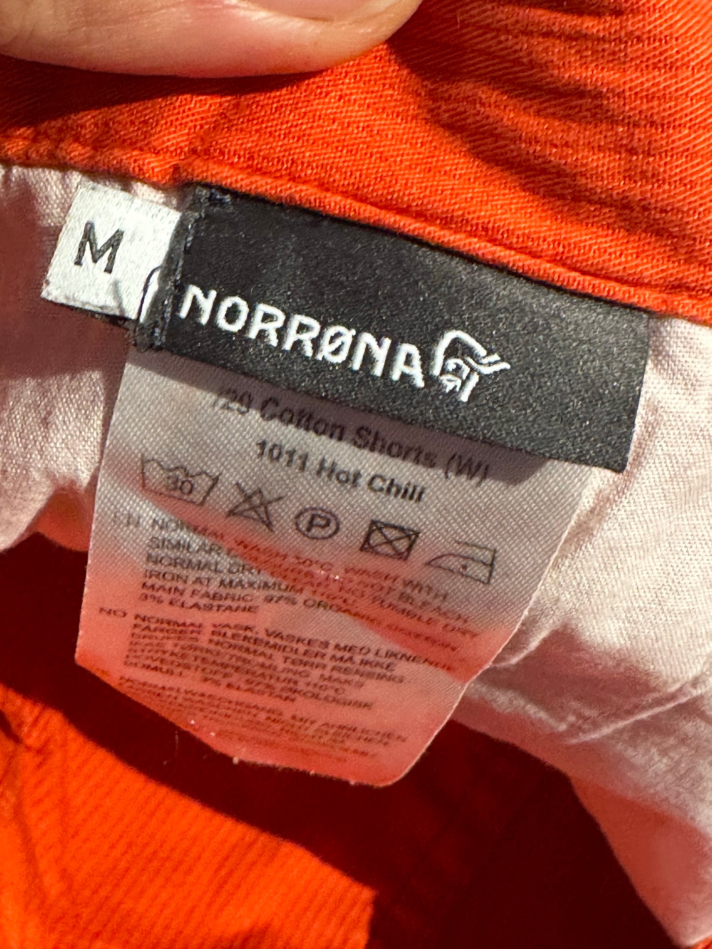 Technische Shorts von Norrøna (M Damen) orange