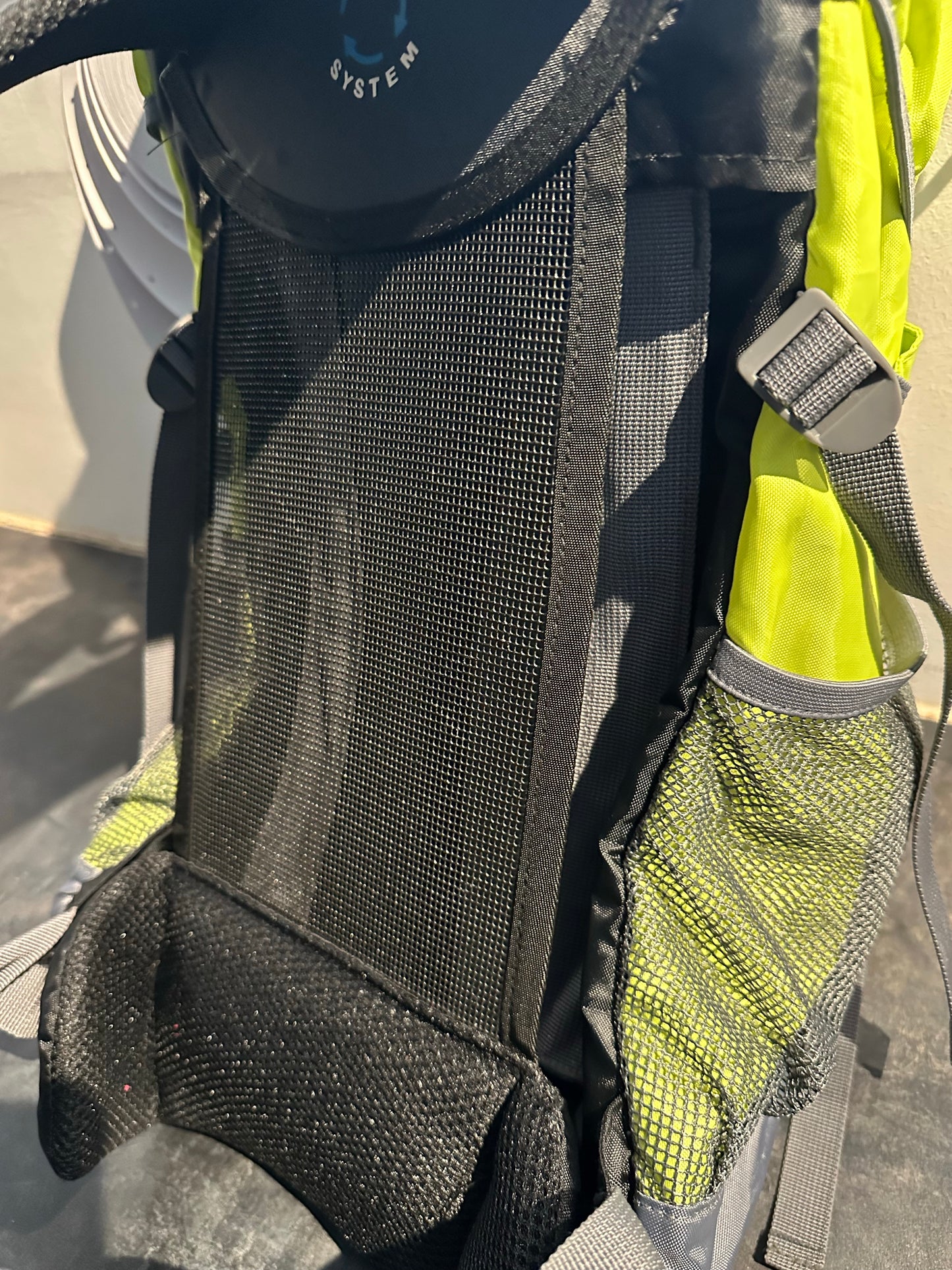 Rucksack von Salewa 28 Liter gelb grau