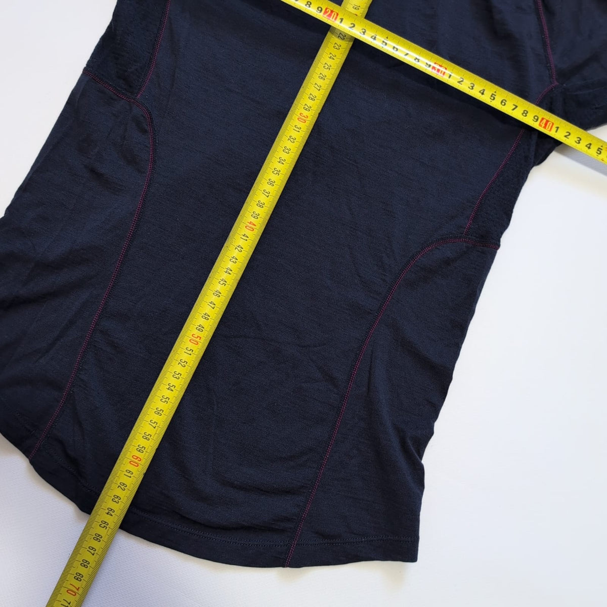 Longsleeve Icebreaker (M Damen) Merino Neck Zip marineblau