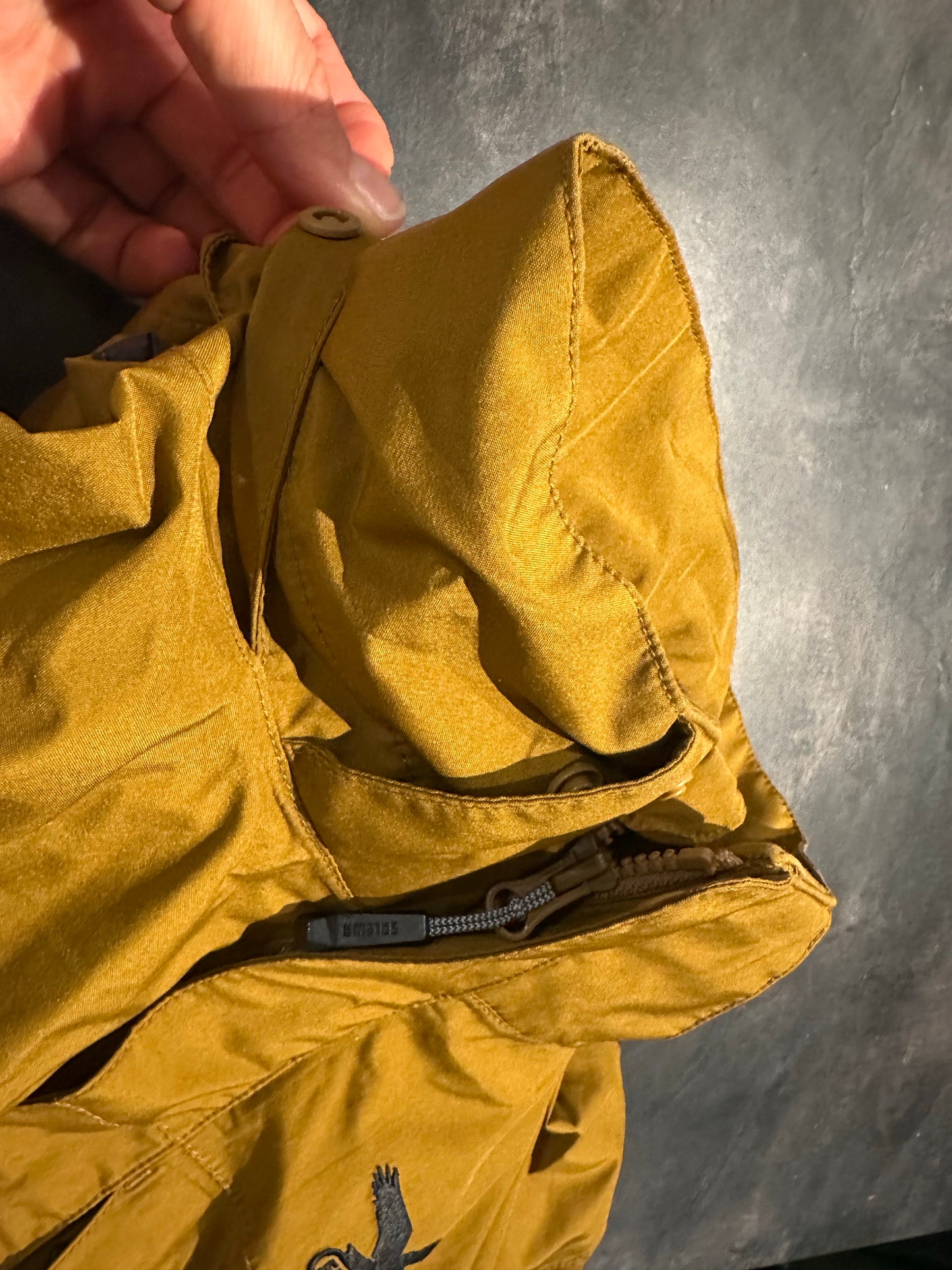 3in1 Jacke von Salewa (S Herren) wasserdicht Goretex senffarben