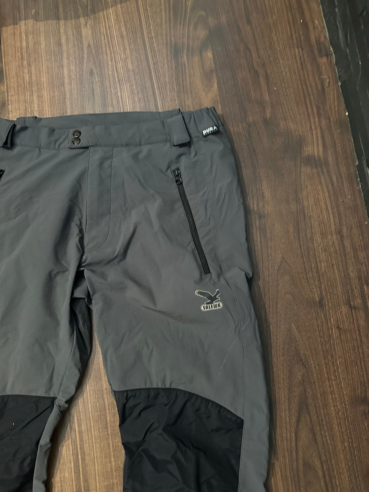 Skitourenhose von Salewa (XL Herren) grau schwarz