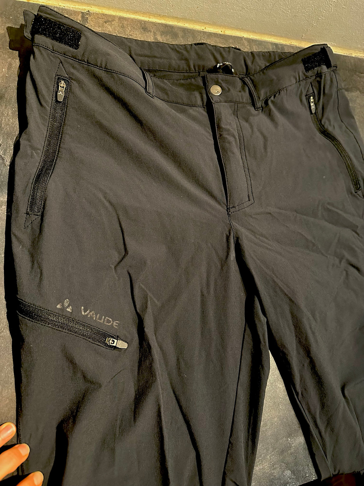 Trekking Hose Vaude (L Herren) Strech Softshell grau
