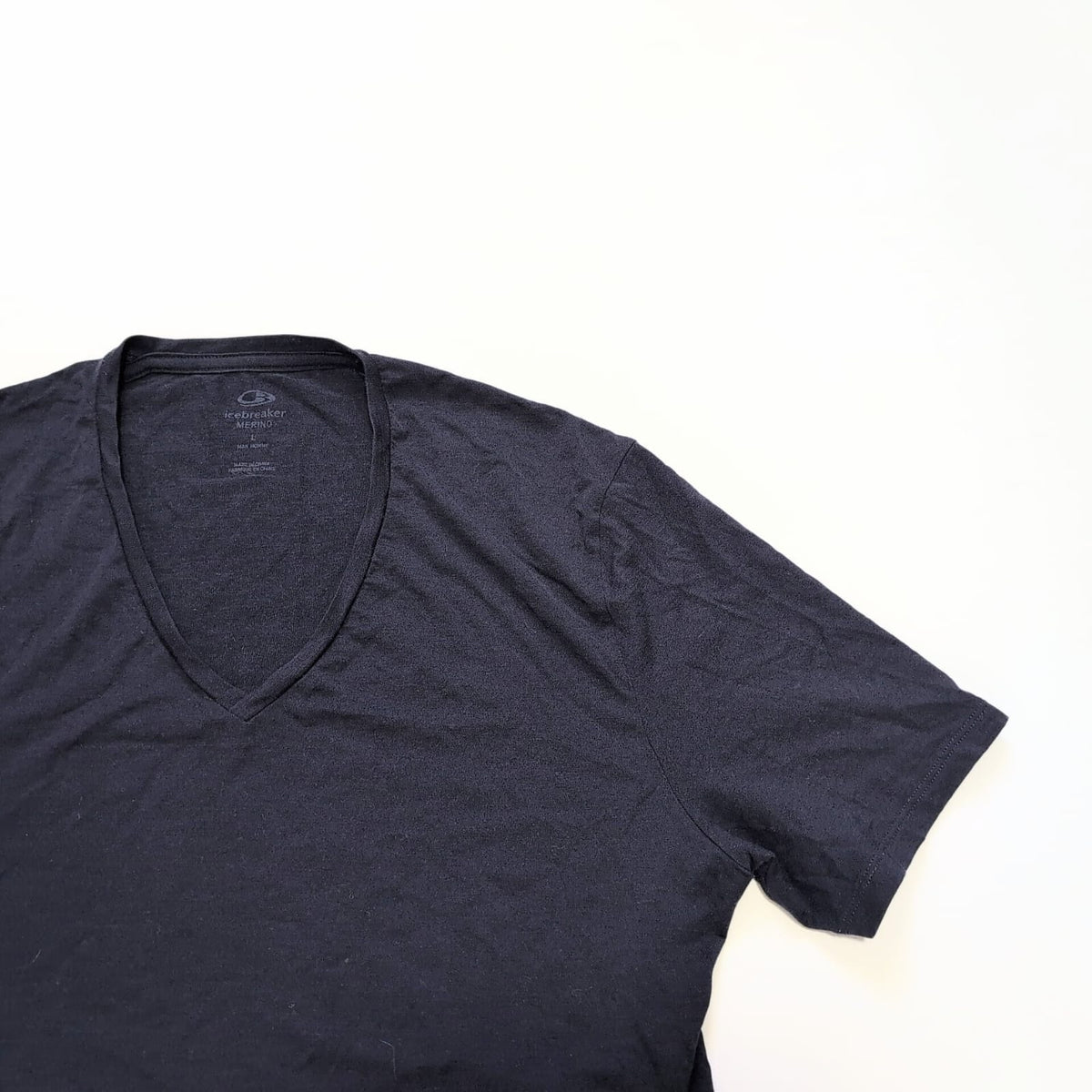 T-Shirt von Icebreaker Merino (L Damen) marineblau
