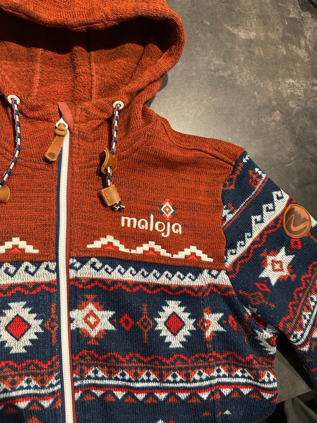 Fleece Jacke Jacke Maloja (L Damen) Muster