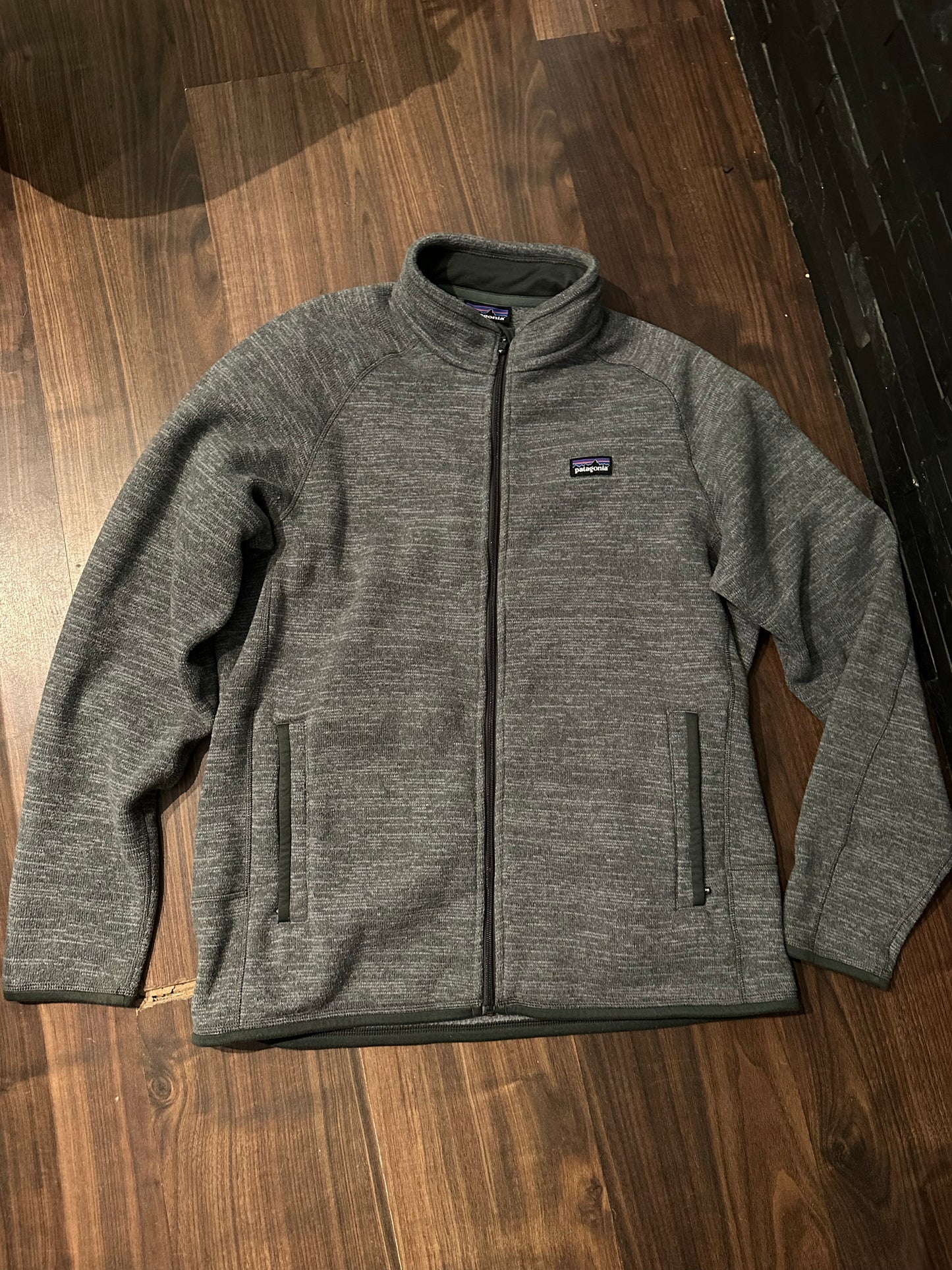 Patagonia Better Fleece Jacke (L Herren) Strickoptik grau