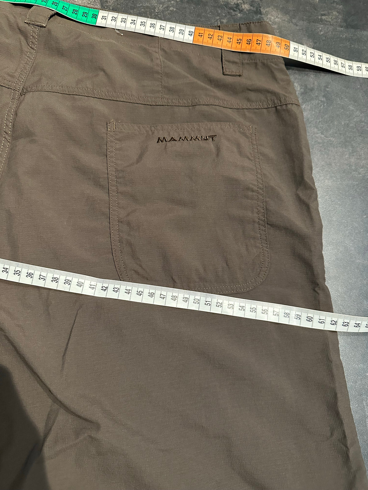 2 in 1 Hose von Mammut (Herren XXL) Zip Off braun