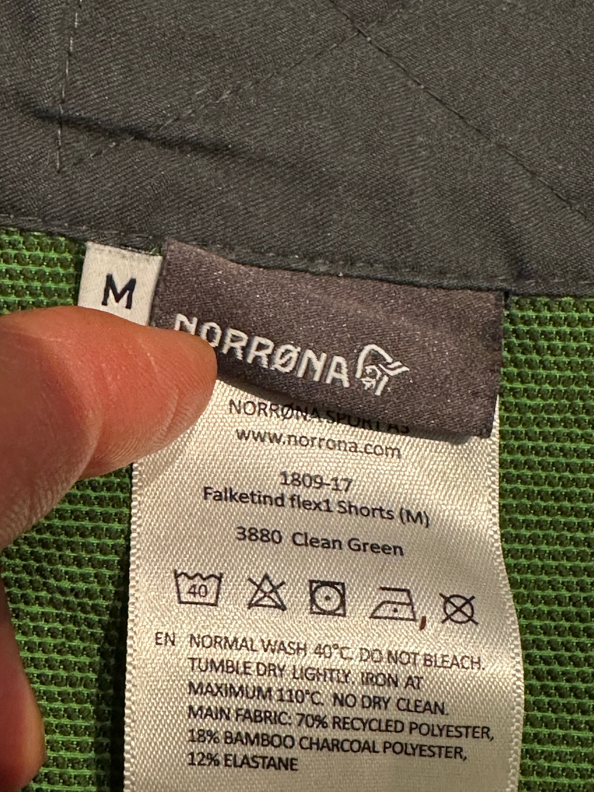 Technische Shorts von Norrøna (M Herren) grün