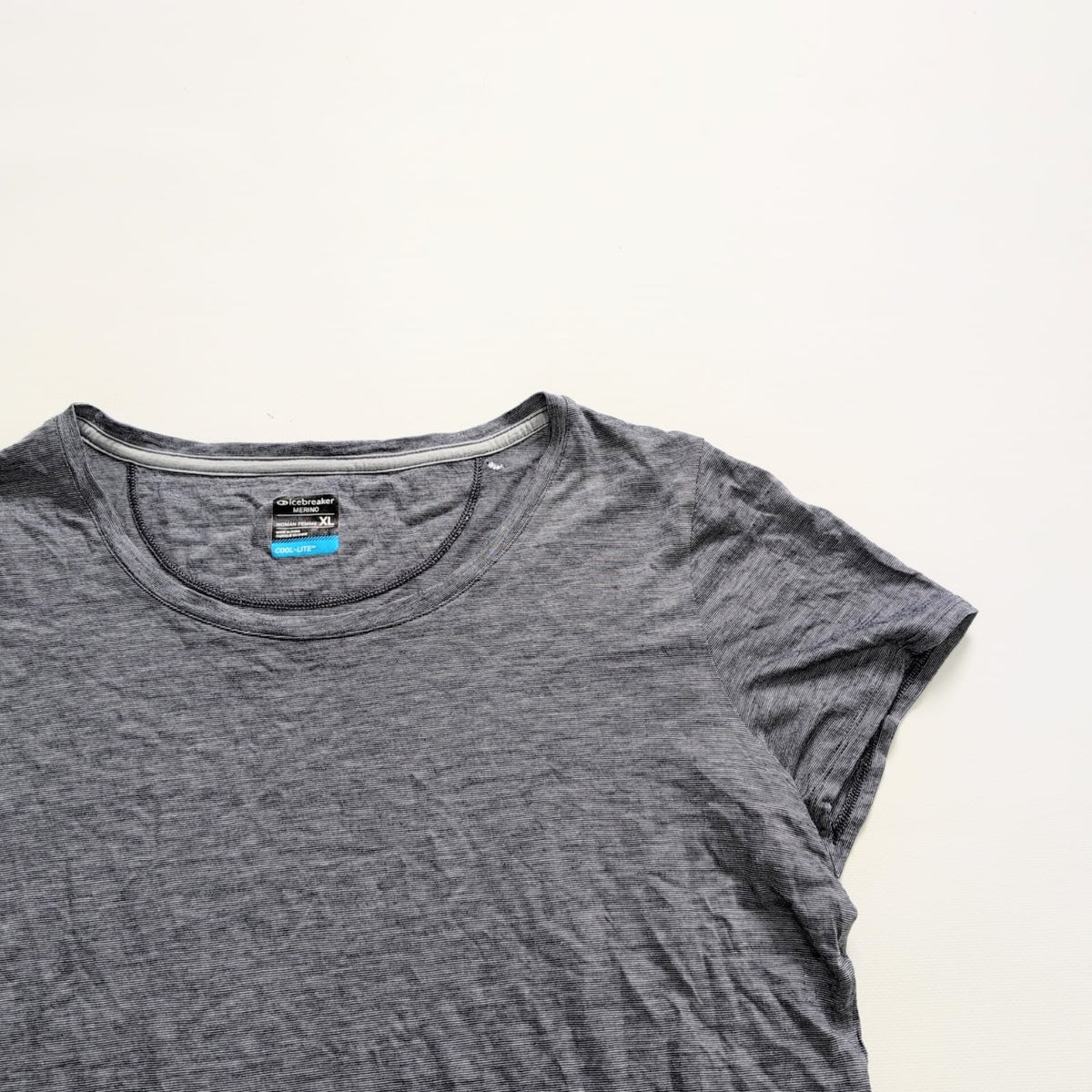 Merino T-Shirt Icebreaker cool lite (Damen XL) grau