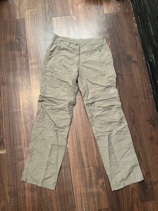 Zip off Hose Mammut (S Damen) grau-beige
