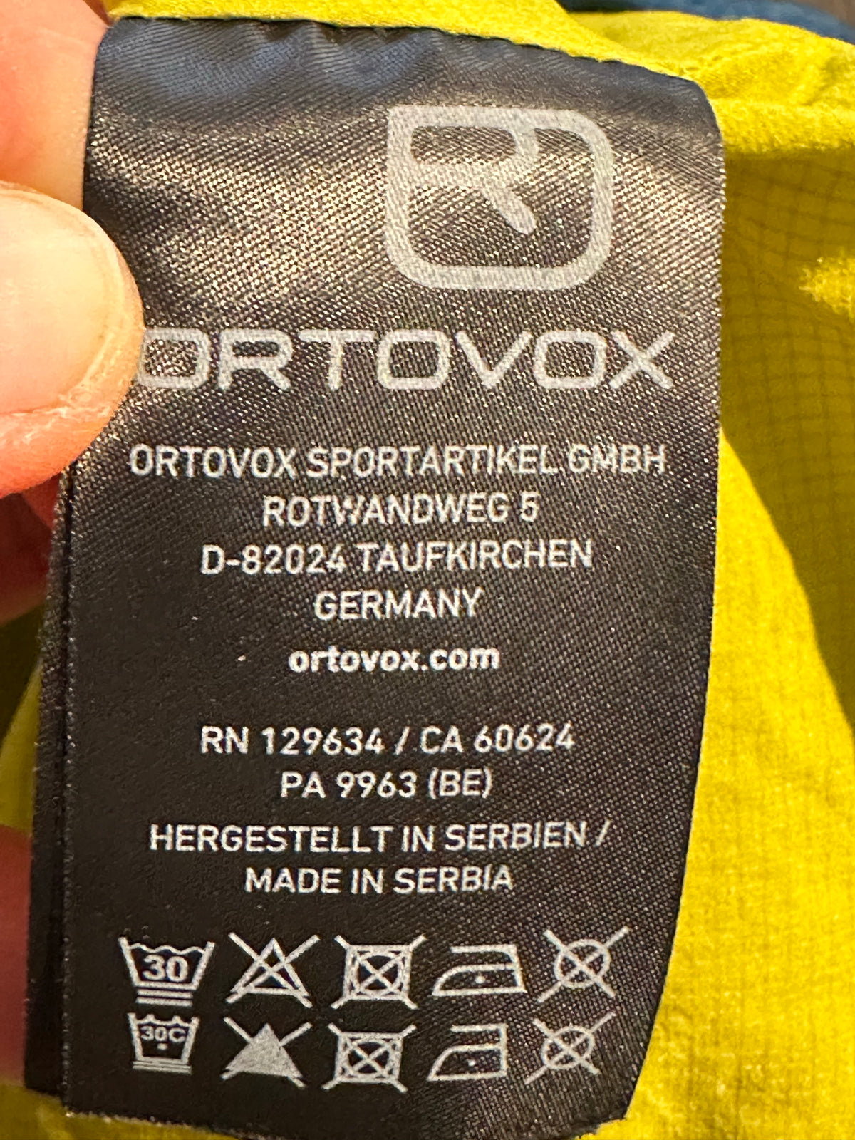 Daunen / Woll Jacke Ortovox Merino (M Herren) blau - wanderlich.com