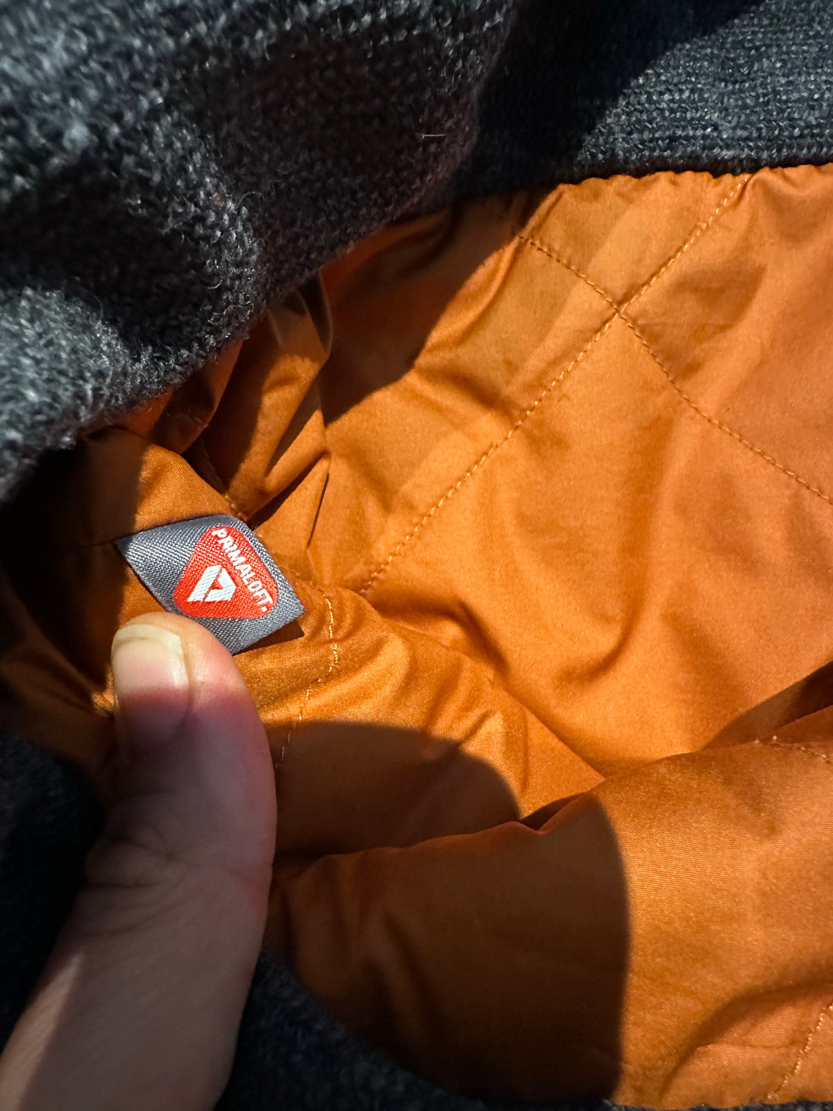 Wolljacke von Salewa (XL Herren) Parka gefüttert dunkelgrau