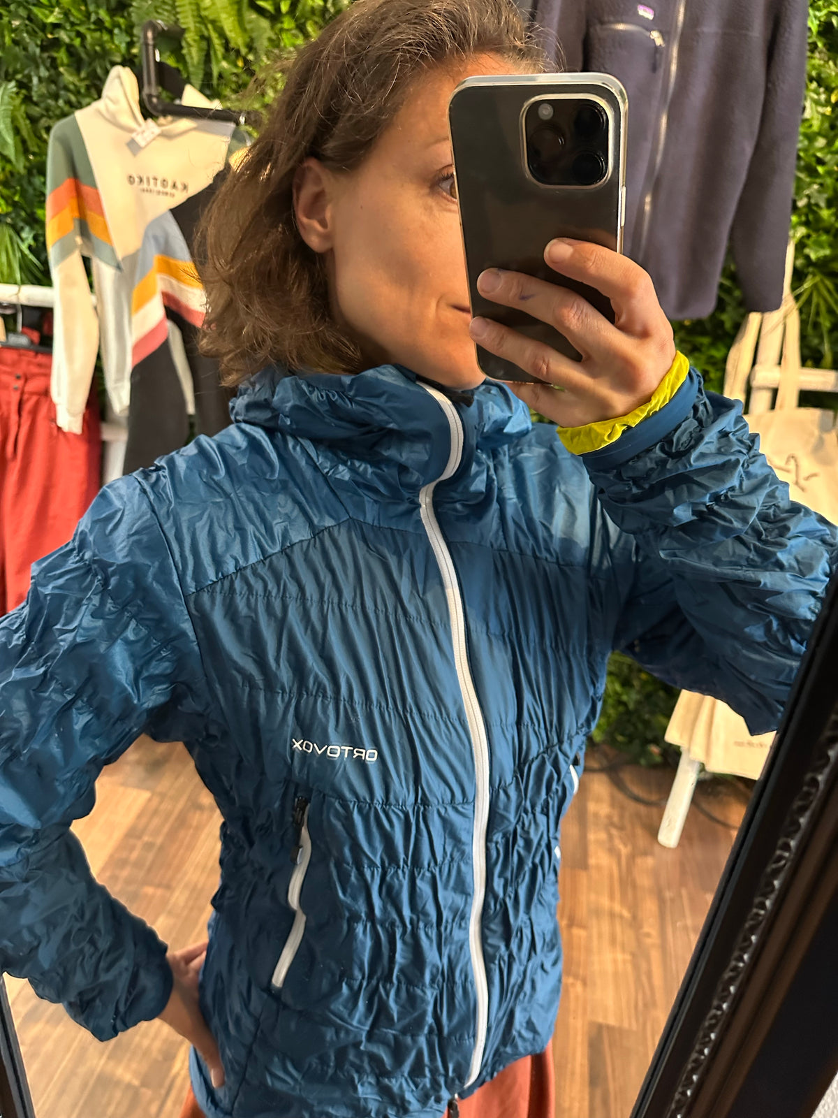 Daunen / Woll Jacke Ortovox Merino (M Herren) blau - wanderlich.com