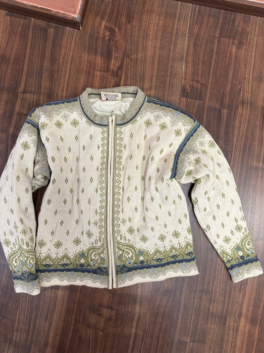 Dale of Norway Strick Jacke (M Damen) pure Wolle creme
