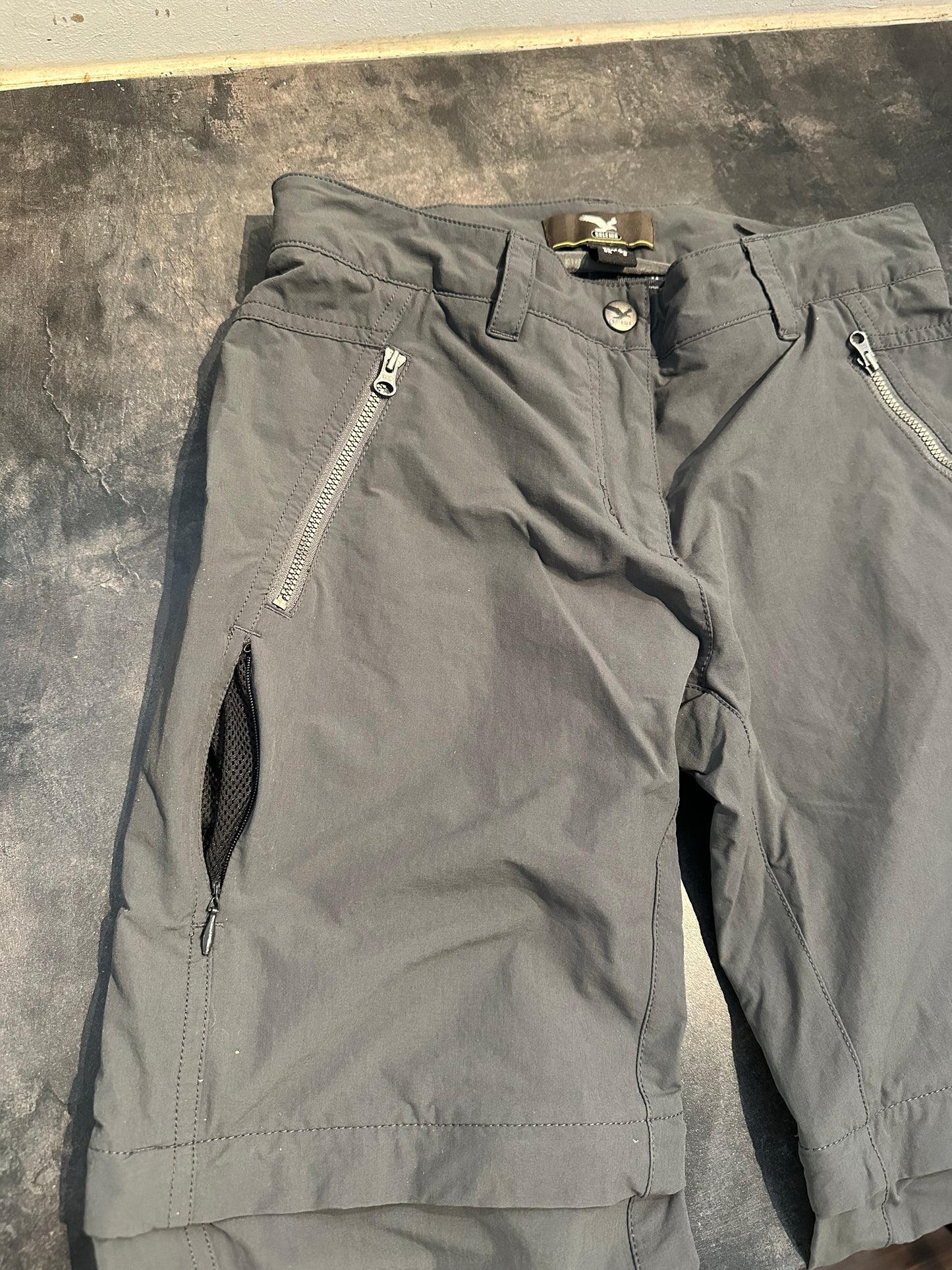 Zip Off Hose von Salewa (XS Damen ) 2in1 grau