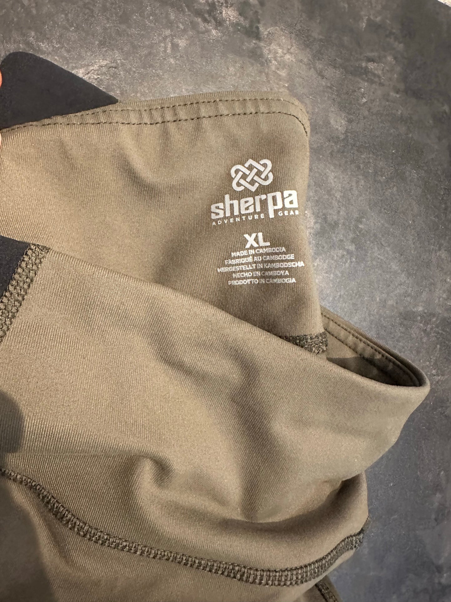 Sherpa Leggings (XL Damen) khaki