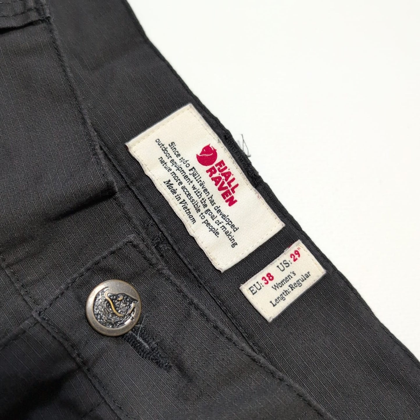 2in1 Hose Fjällräven (Damen M ) Zip Off grau