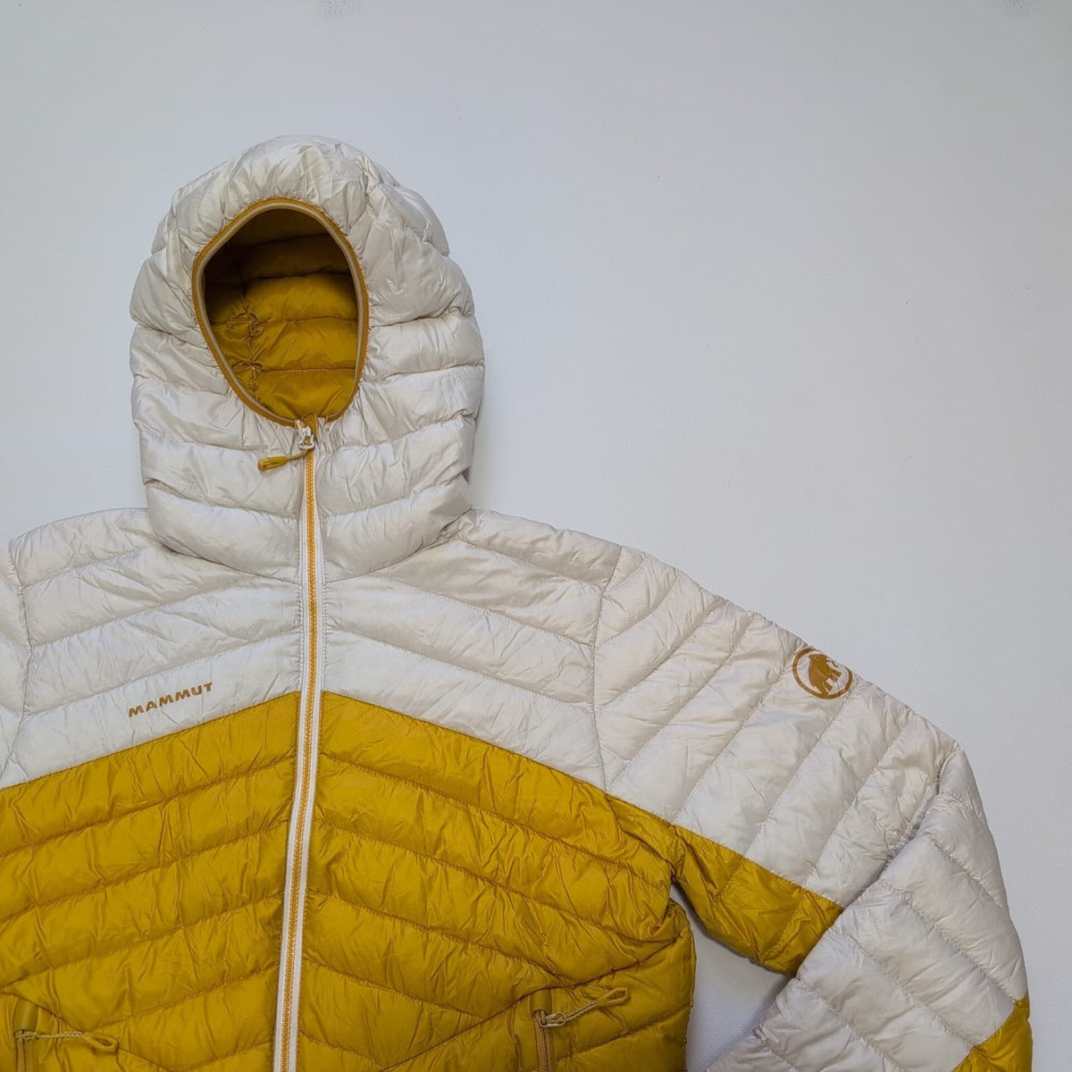Daunen Jacke von Mammut (S Damen) gelb creme