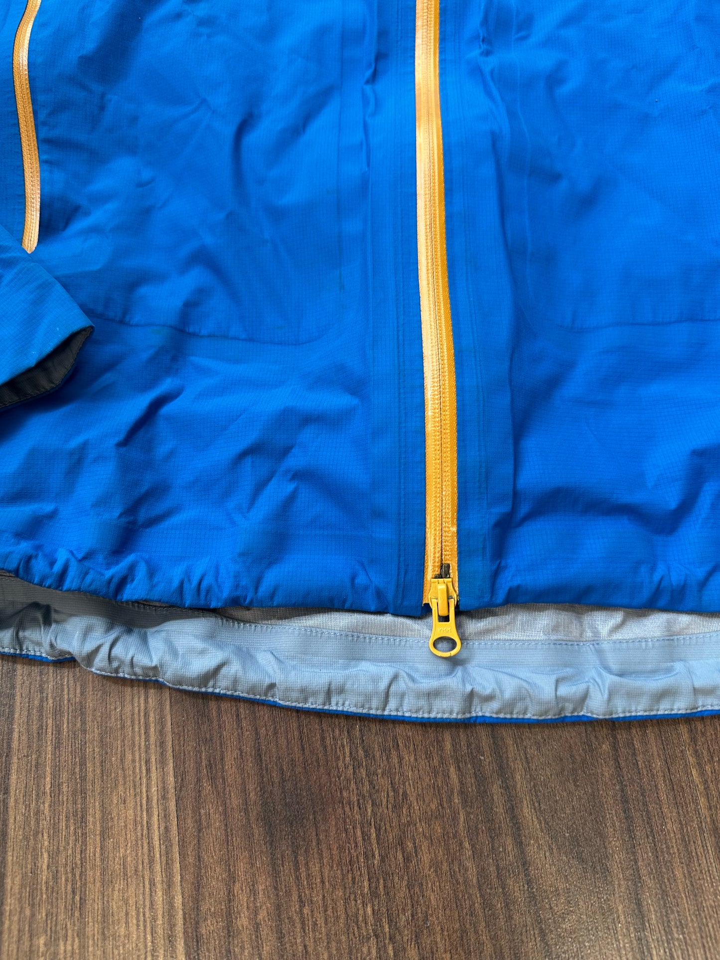 Regen Jacke von Salomon (L Herren) blau