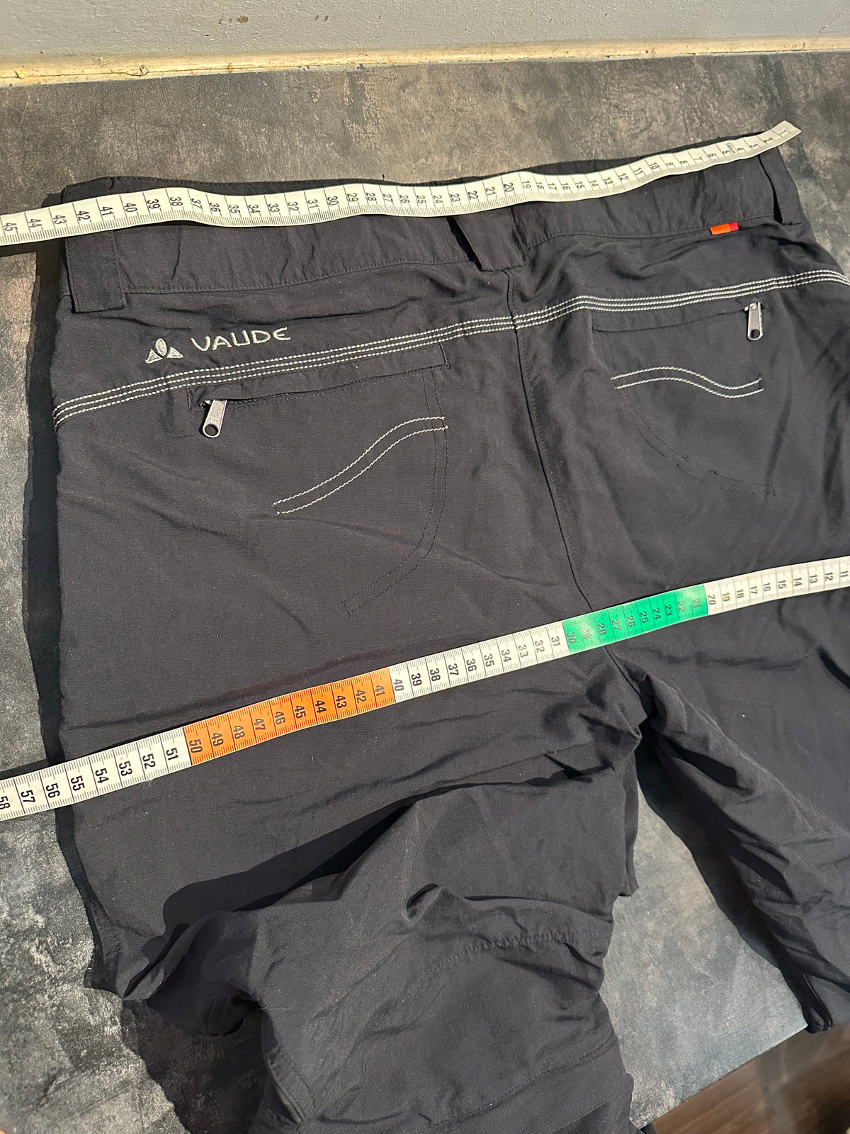 Zip Off Trekking Hose Vaude 2 in 1 (M-L Damen) schwarz