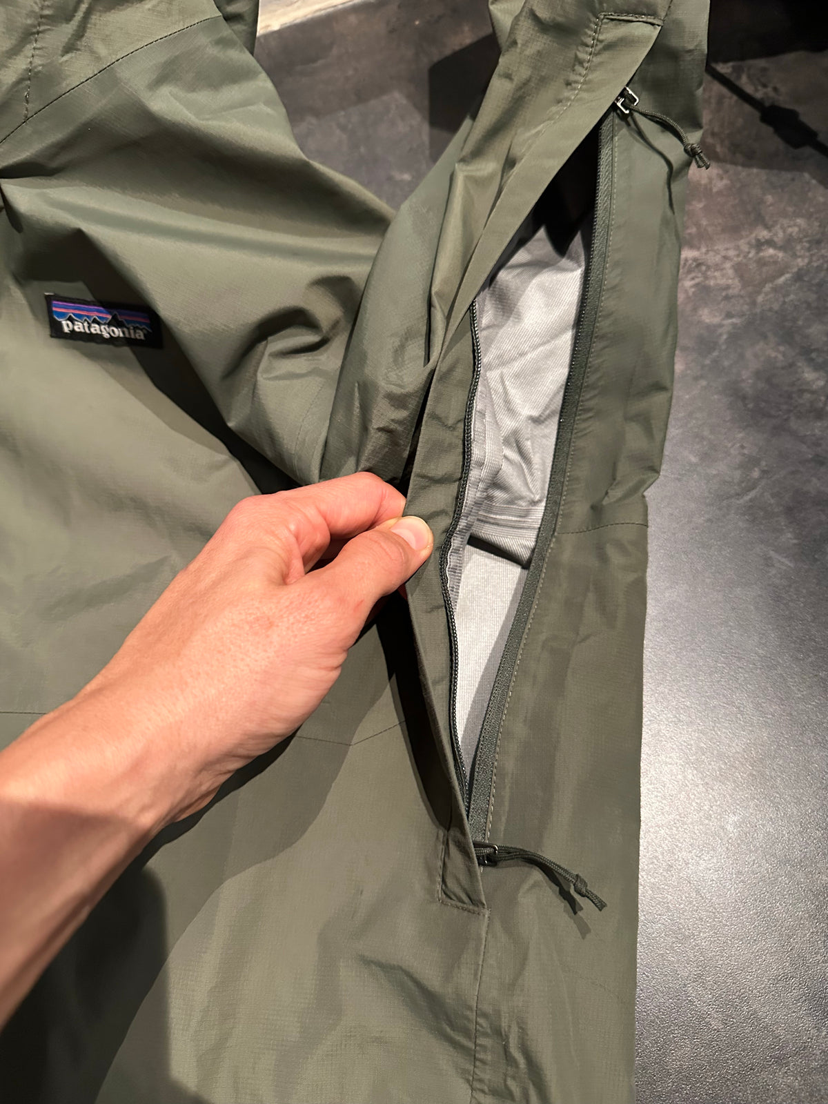Regen Jacke Patagonia (XL Herren) grün