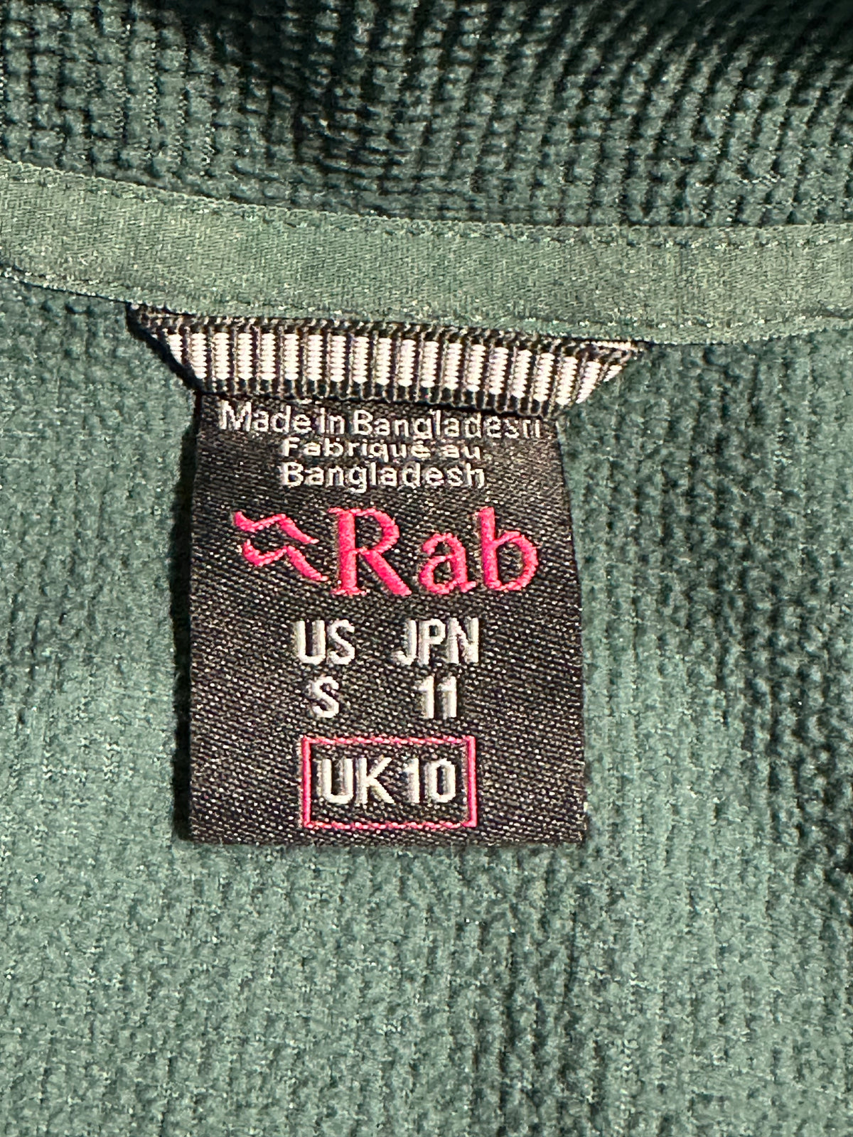 Fleecejacke Rab (M Damen) Zipper Hoodie grün