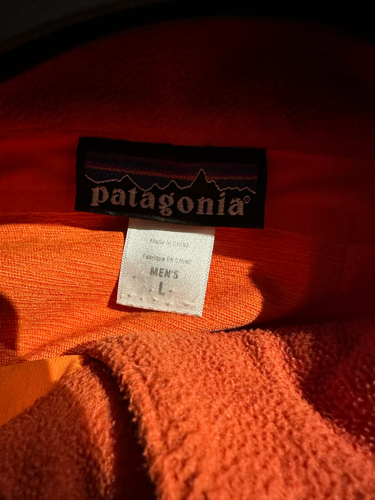 Jacke Patagonia (L Herren) leichtes Softshell orange