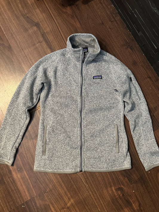 Patagonia Fleece Jacke (M Damen) Better Sweater grau