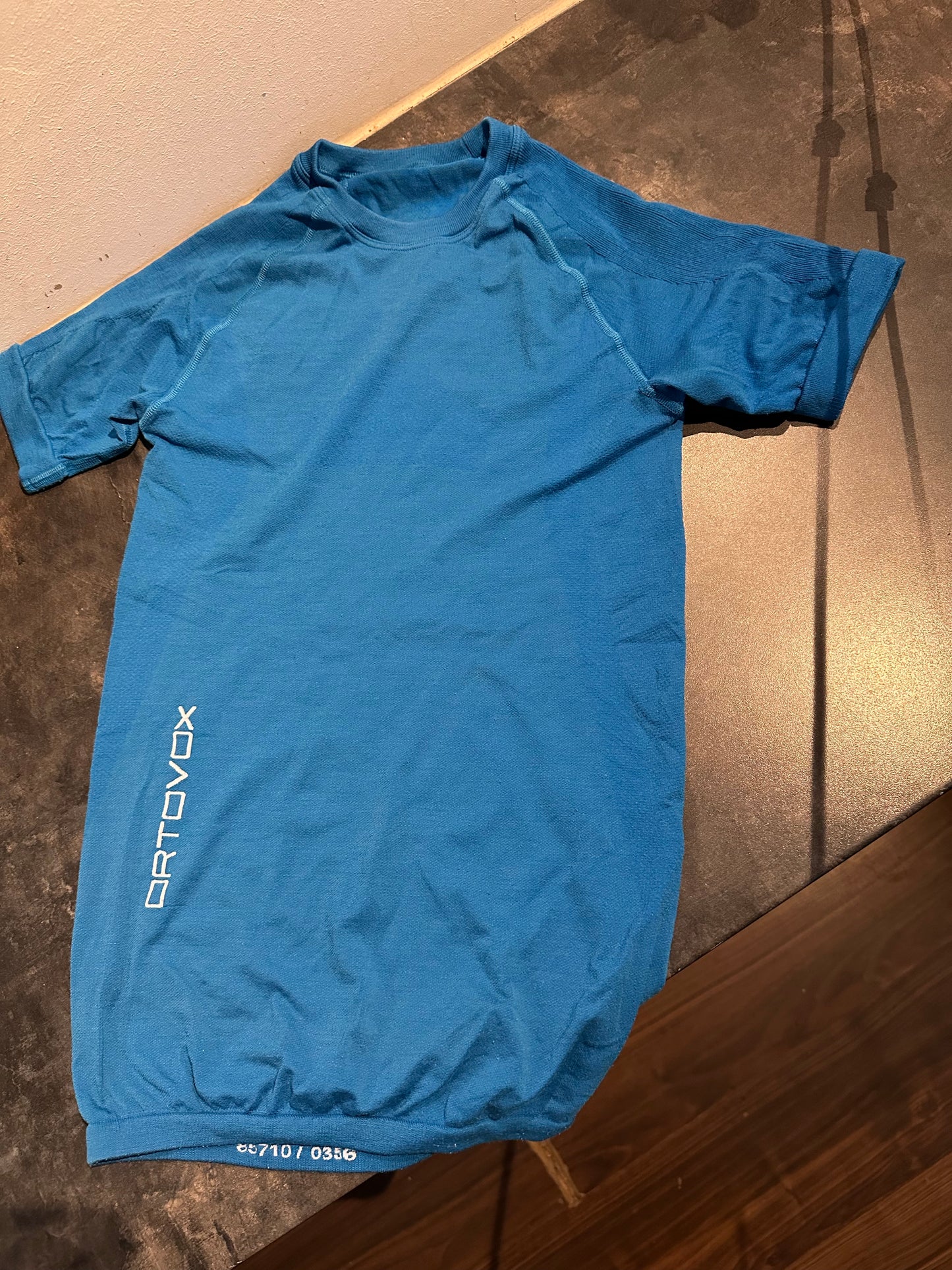 Kompressionsshirt (M Herren) T-Shirt von Ortovox Merino blau