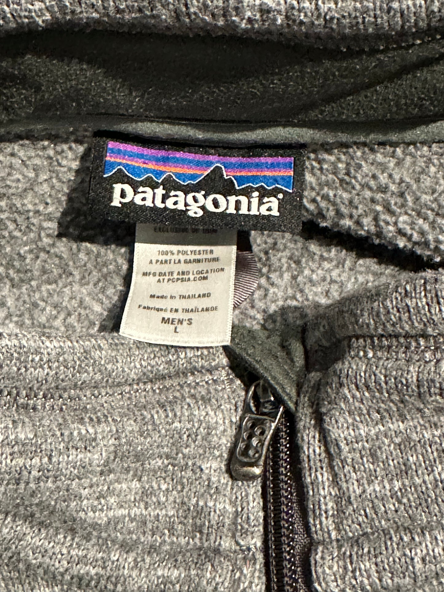 Patagonia Better Fleece Jacke (L Herren) Strickoptik grau