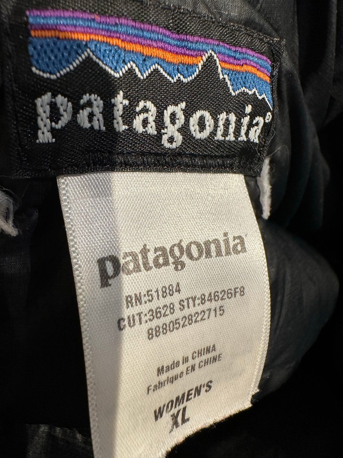 Daunen Weste von Patagonia (XL Damen) schwarz