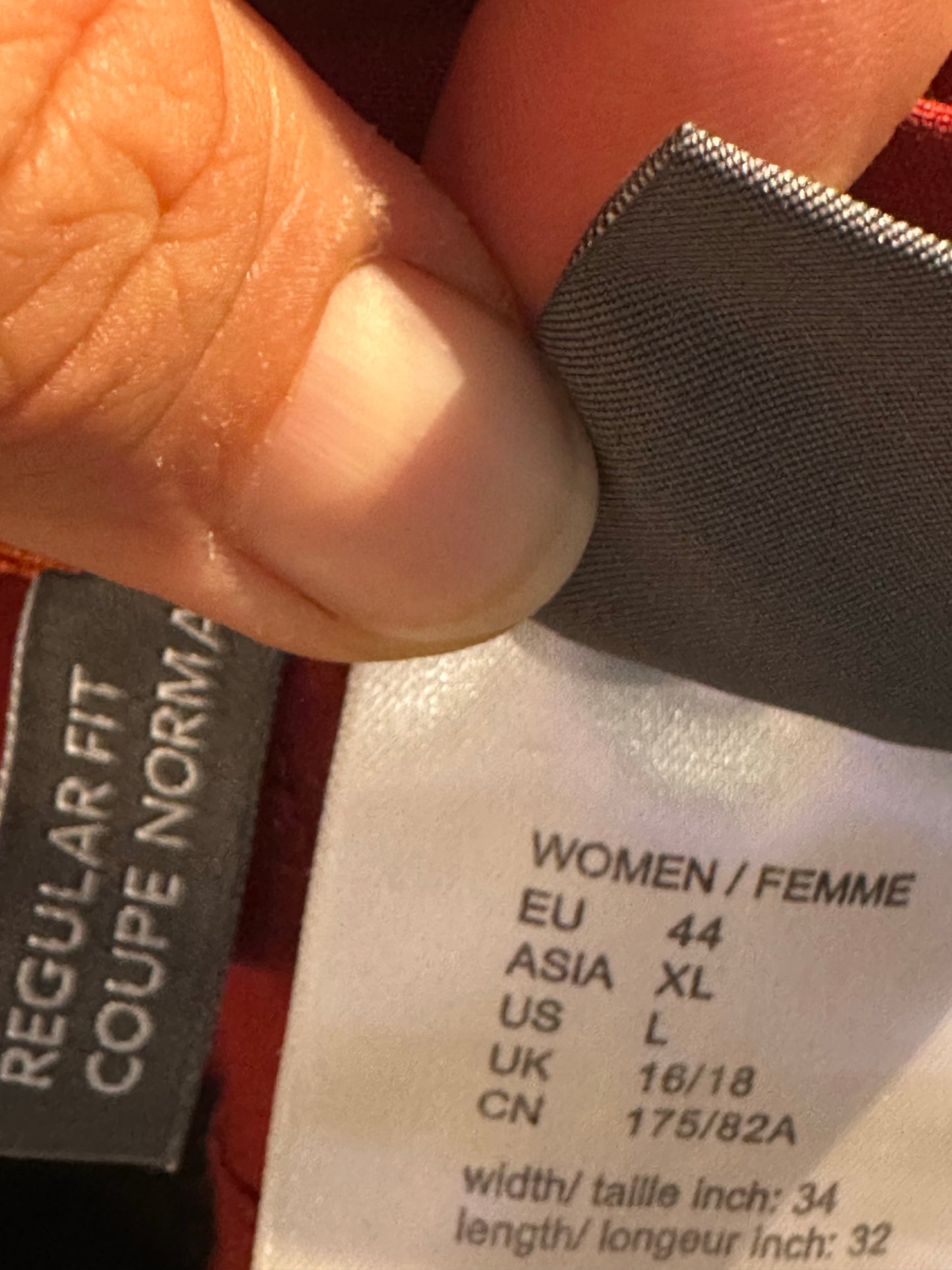 Trekking Hose Mammut (L Damen) dunkelrot
