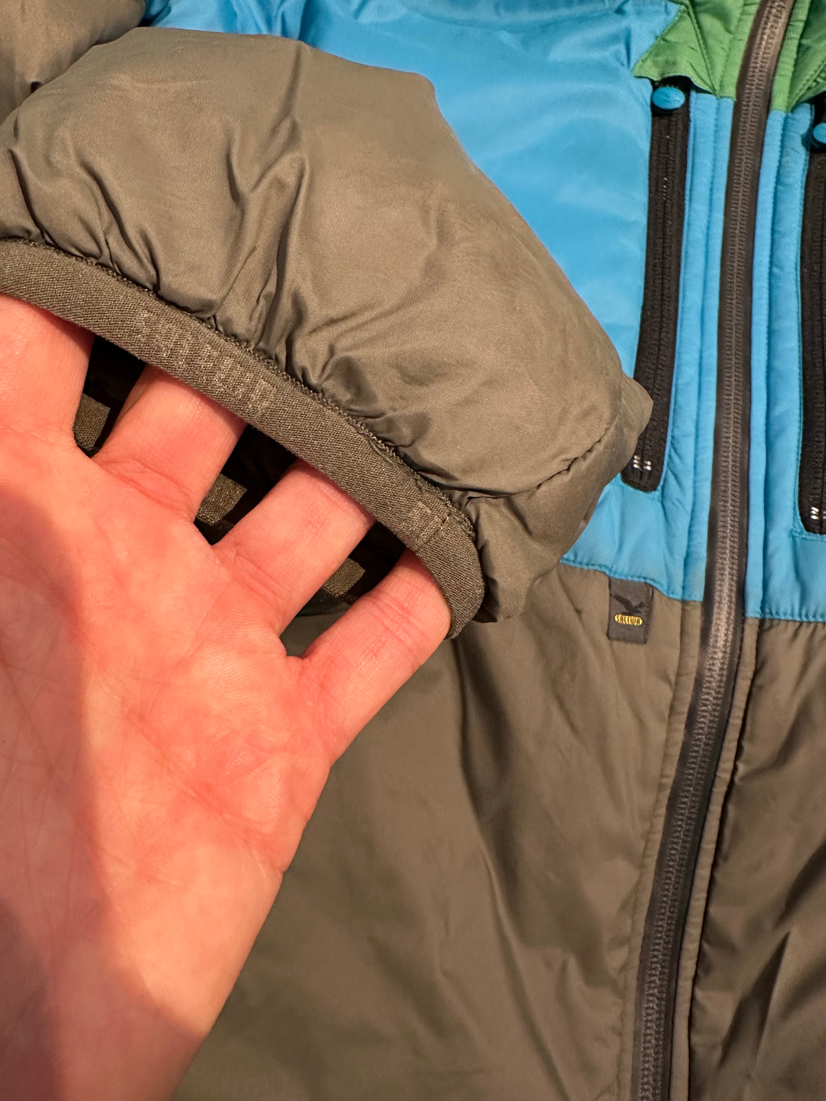 Primaloft Isolation Jacke Salewa (L Herren) grün blau braun