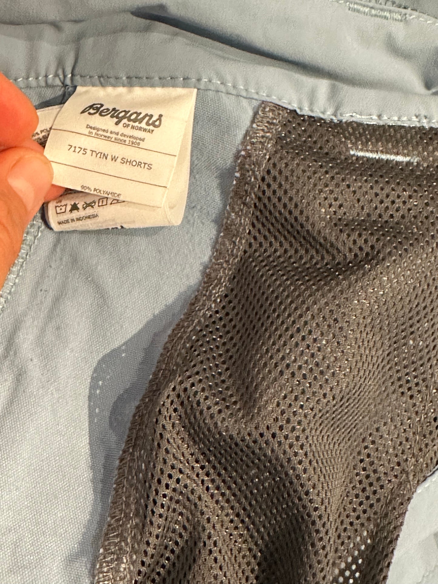 Shorts von Bergans (XL Damen) kurze Kletterhose stahlblau