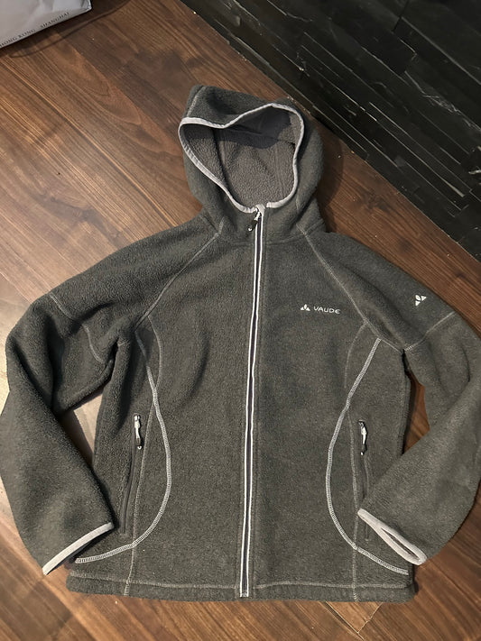 Fleece Jacke von Vaude (L Damen) Full Zip Shirt grau