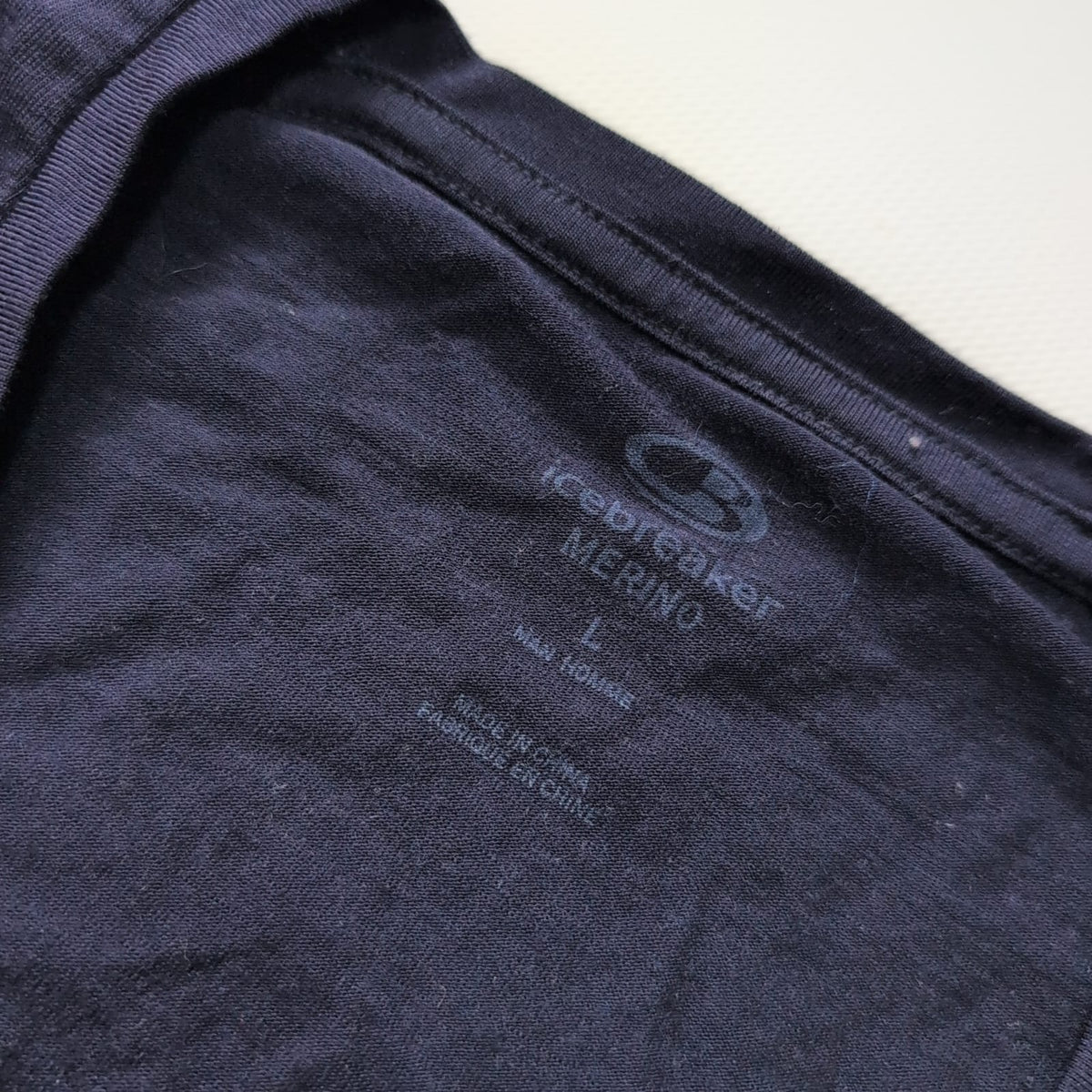 T-Shirt von Icebreaker Merino (L Damen) marineblau