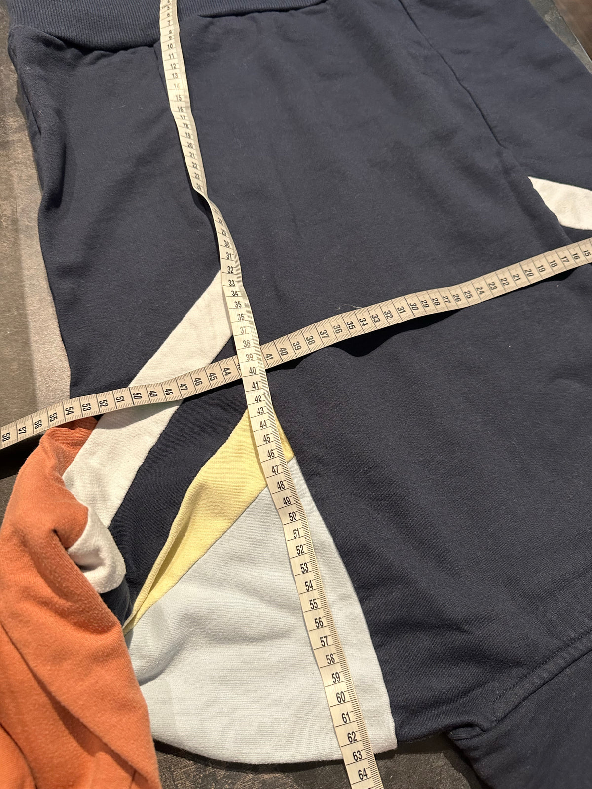 Hoodie von Kaotiko M-L bunt marineblau