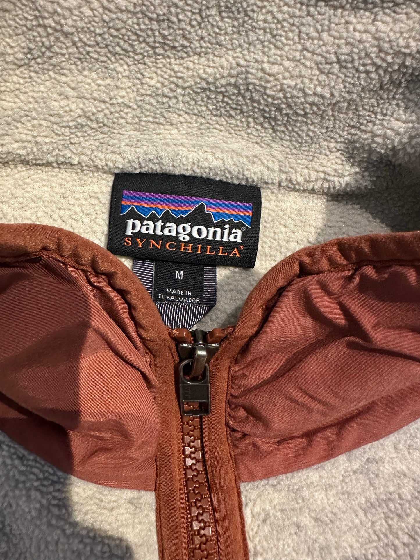 Fleece Pullover von Patagonia Synchilla (M Damen) creme