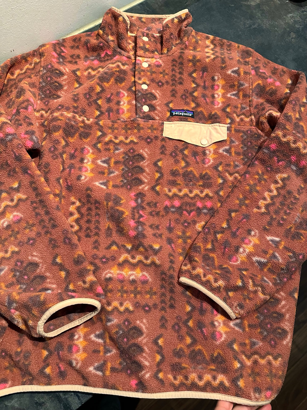 Fleece Pullover Patagonia Synchilla (L Herren) terrakotta