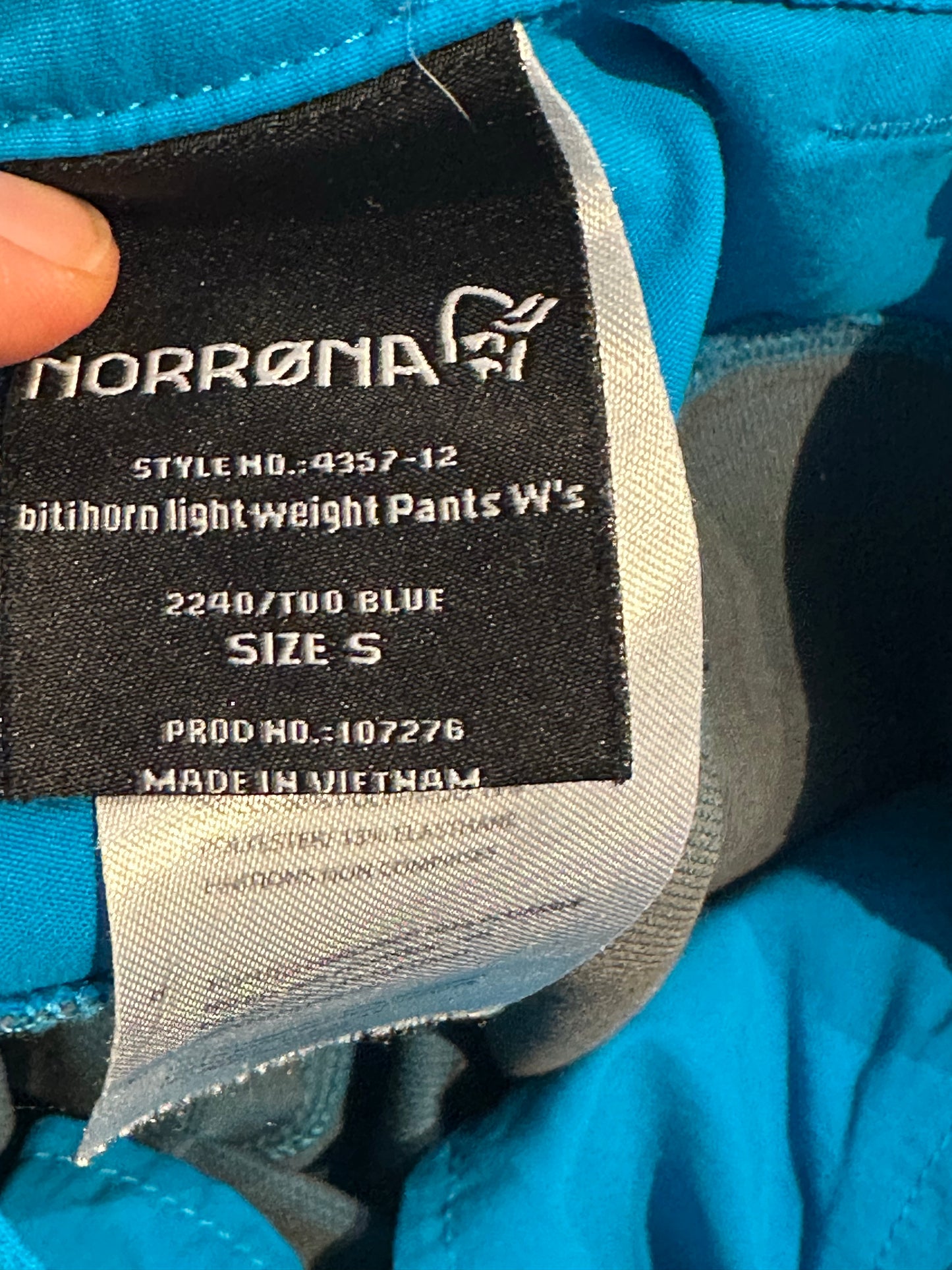 Funktions- Hose von Norrøna (S Damen) Trekking blau
