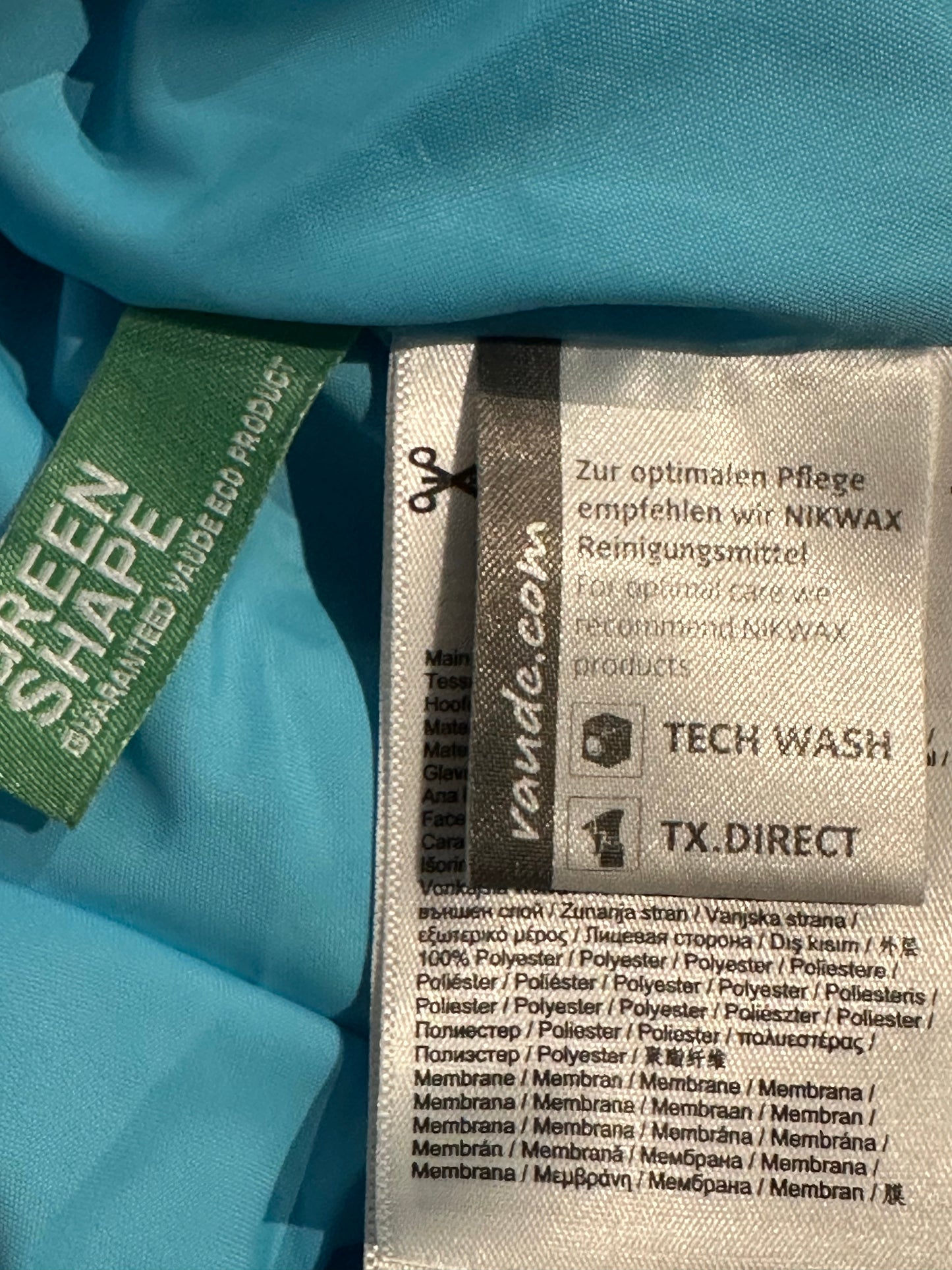 Regen Jacke von Vaude (M-L Damen ) 3-lagig blau