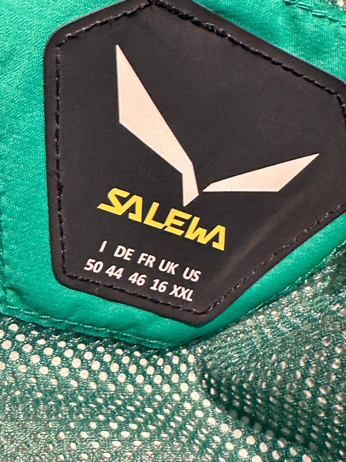 Regen Jacke Salewa PowerTex (L Damen) wasserdicht türkis