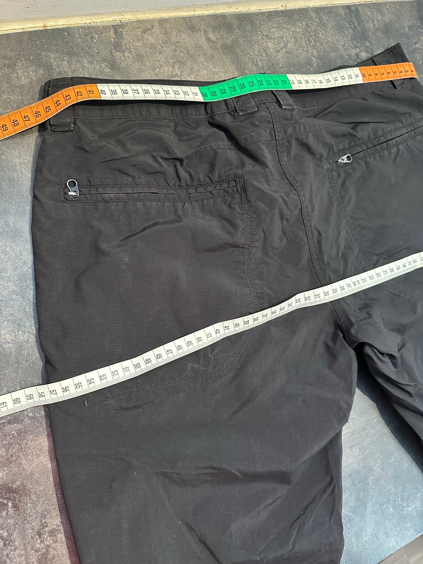 2-in-1 Hose Mammut (XL Damen) Zip-Off wasserabweisend schwarz