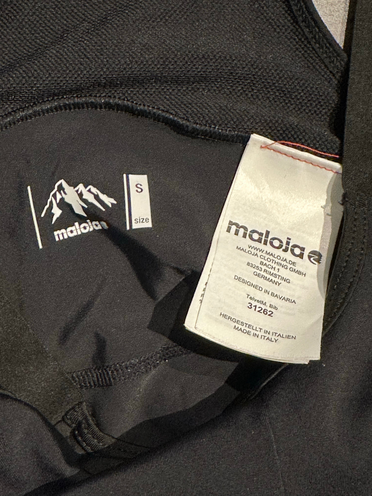Einteiler von Maloja ( S ) halblange Radhose schwarz