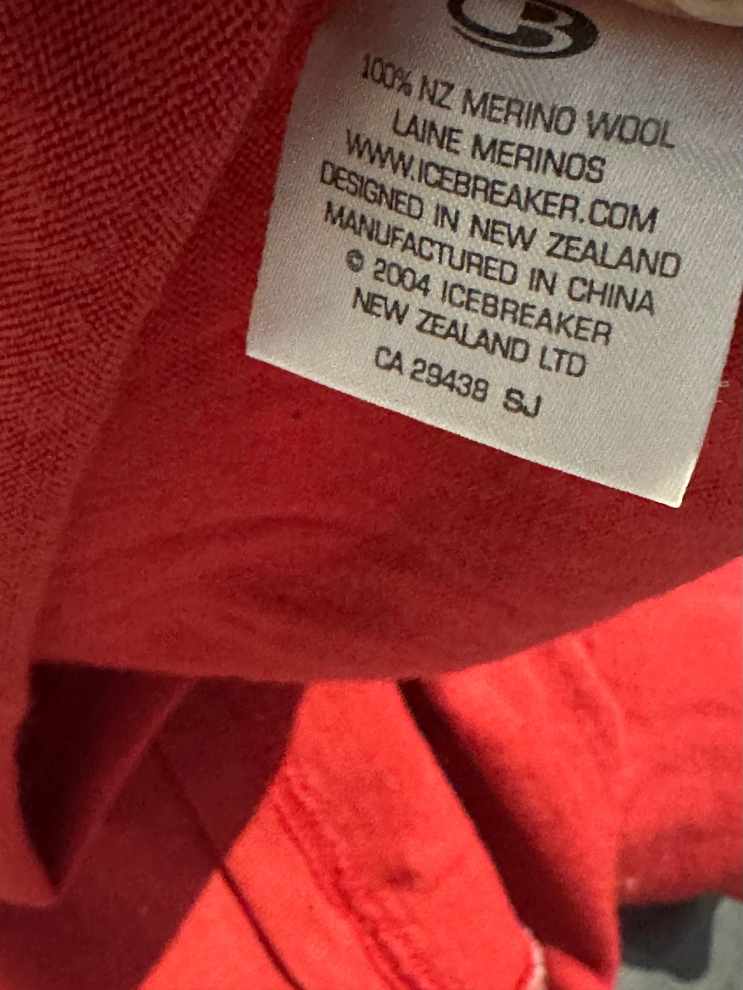 Merino 1/3 Zip Longsleeve von Icebreaker (M Damen) rot