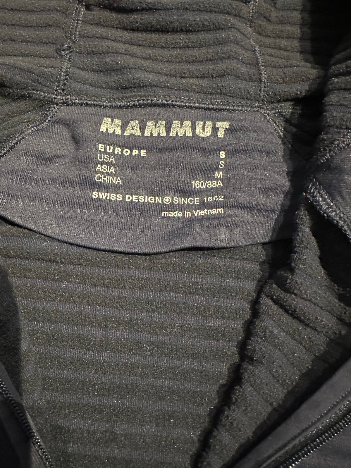 Jacke Mammut (S Damen) Zipper Fleece marineblau