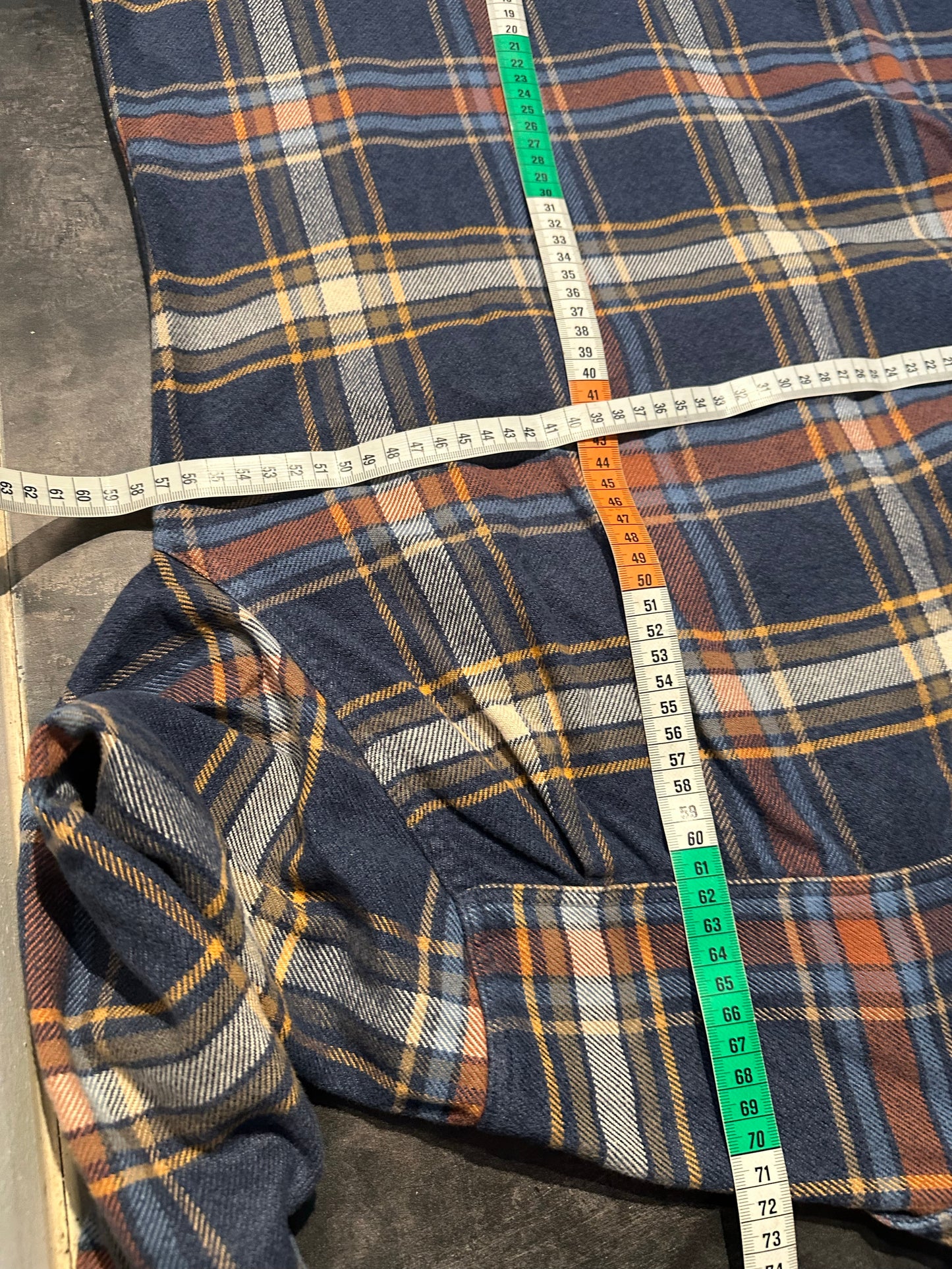 Patagonia Karo Hemd (S Herren) Baumwolle Flannel blau