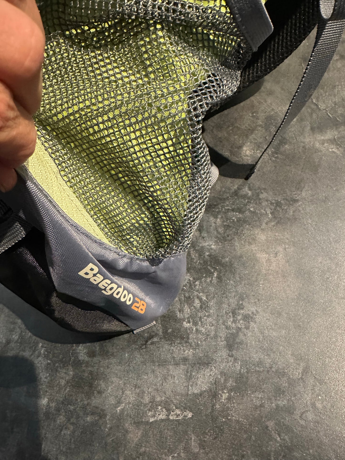 Rucksack von Salewa 28 Liter gelb grau