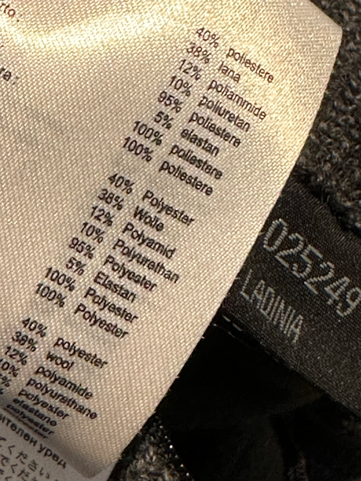 Wolljacke von Salewa (XL Herren) Parka gefüttert dunkelgrau