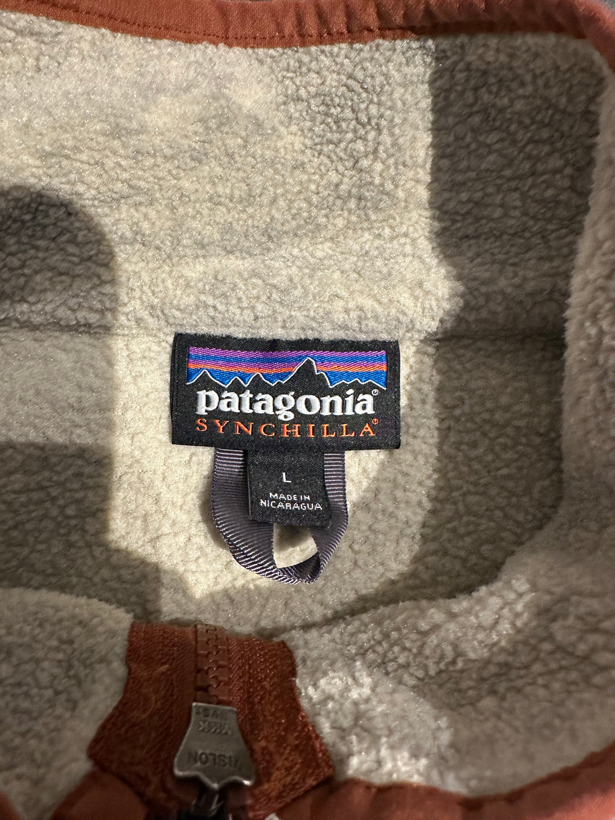 Fleece Jacke Patagonia Synchilla (L-XL Unisex) beige