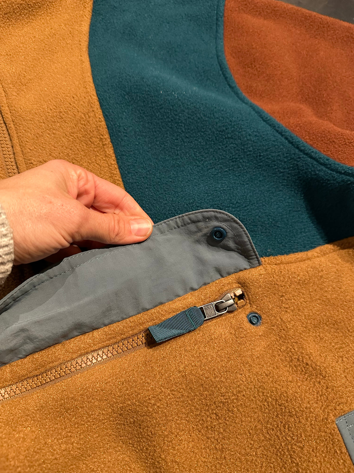 Patagonia Zip Pullover (M Herren) ocker